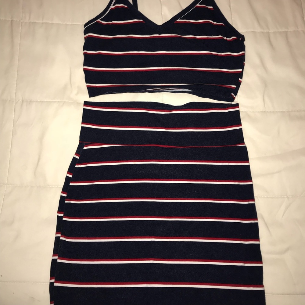Red white and blue set